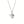 Dainty Silver Angel Heart Charm Necklace