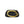 Metallic Curved Oval Hard Shell Clutch Bag