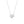 Dainty Mother of Pearl Heart Charm Necklace