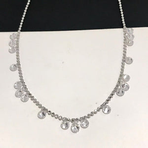 Multi Stone Drop Pendent Statement Necklace