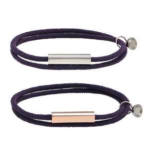 Individuell gestaltetes magnetisches Partner-Seilarmband