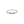 Two Tone Infinity Pink CZ Promise Band Ring