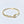 Minimalist Wave Gold Stackable Band Ring