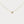 Minimalist Pebble CZ Solitaire Charm Necklace