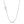 Ocean Blue CZ Cupid Arrow Heart Necklace
