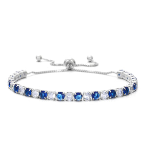 Classic CZ Crystal Eternity Tennis Bracelet