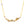 Asymmetric Wave Ribbon Pearl Lariat Necklace