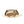 Metallic Curved Oval Hard Shell Clutch Bag