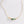 Dainty CZ Opal Asymmetric Ball Chain Necklace