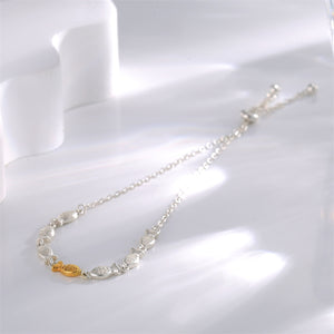 Two-Tone Fish Charm Stacking Bracelet