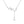 Wave Ribbon Pear Drop Lariat charm Necklace