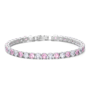 Classic CZ Crystal Eternity Tennis Bracelet