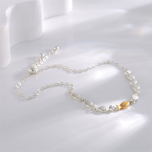 Two-Tone Fish Charm Stacking Bracelet