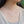 Matte Brushed CZ Dachshund Charm Necklace