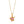Dainty Heart Pink Cross Pendant Necklace