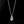 Hollow Teardrop Cage CZ Pendant Necklace