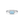 Dainty Blue Rectangular Opal Halo Band Ring