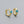 Load image into Gallery viewer, Turquoise Agate Hoop Earrings
