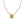 Load image into Gallery viewer, Gold Initial Letter Square Necklace
