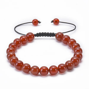 8 mm Color Crystal Bead Rope Bracelet