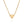 Load image into Gallery viewer, Gold Initial Letter Heart Necklace
