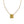Load image into Gallery viewer, Gold Initial Letter Square Necklace
