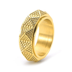Retro Dreieck Augen Spinner Ring