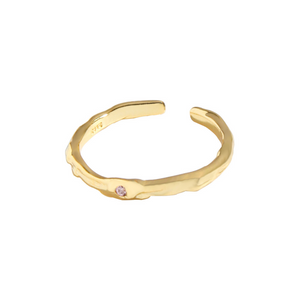 Minimalist Gold Stacking Band Ring