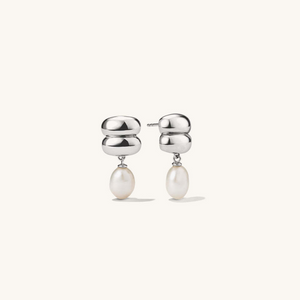 Pearl Drop Wedding Statement Earrings