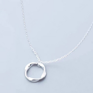 Infinity Mobius Charm Necklace