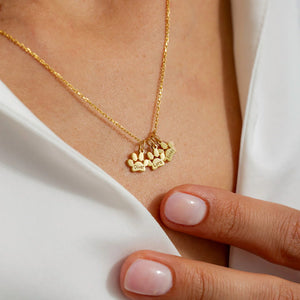 Custom Dog Paw Charm Pendant Necklace