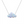 Dainty Resin Cloud Pendant Necklace