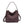 Woven Leather Suede Hobo Shoulder Handbag