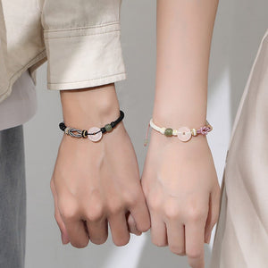 Agate Jade Couple Matching Rope Bracelet - Perimade & Co.