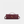 Maroon handbag with gold clasp on a light gray background