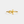 Gold ring with fish symbol and diamond on a white background