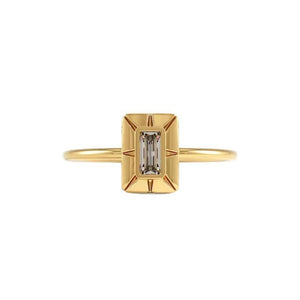 Baguette CZ Stellar Casing Stacker Band Ring - Perimade & Co.