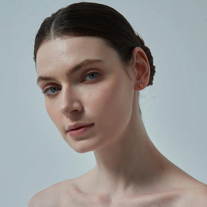 Woman with a plain background