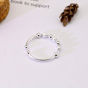 Bead Anxiety Fidget Spinner Stacking Ring - Perimade & Co.