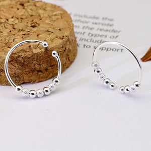 Bead Anxiety Fidget Spinner Stacking Ring - Perimade & Co.