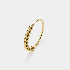 Bead Anxiety Fidget Spinner Stacking Ring - Perimade & Co.