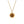 Beaded Halo Round Stone Pendant Necklace - Perimade & Co.