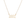Gold '1992' necklace on a white background