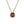 Birthstone Circle Charm Pendant Necklace - Perimade & Co.