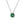 Birthstone Circle Charm Pendant Necklace - Perimade & Co.