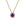Birthstone Circle Charm Pendant Necklace - Perimade & Co.