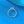 Blue Heart CZ Solitaire Half Eternity Band Ring - Perimade & Co.