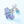 Blue Iris Flower Statement Drop Earrings - Perimade & Co.