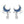 Blue Moon Star Dangle Drop Stud Earrings - Perimade & Co.