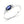 Blue Oval Solitaire CZ Side Cluster Band Ring - Perimade & Co.